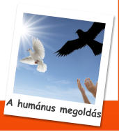 A hum�nus megold�s